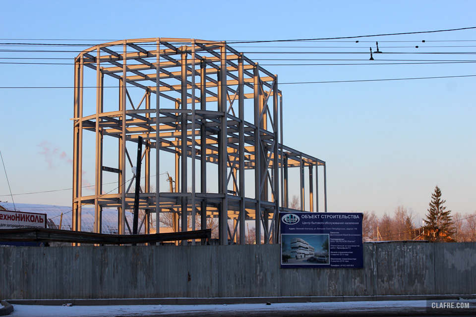 Готов каркас здания