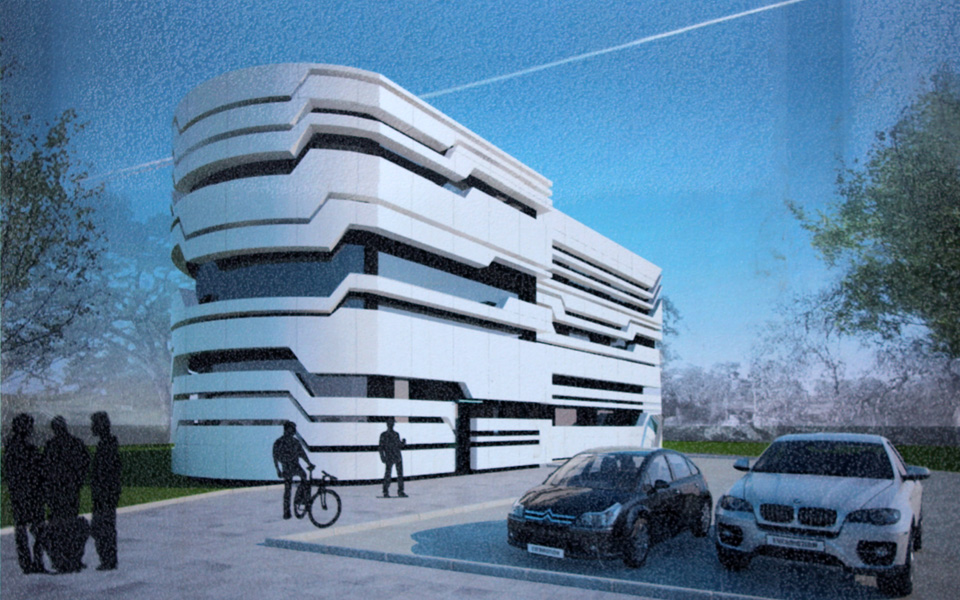 Визуализация центра бытового обслуживания населения