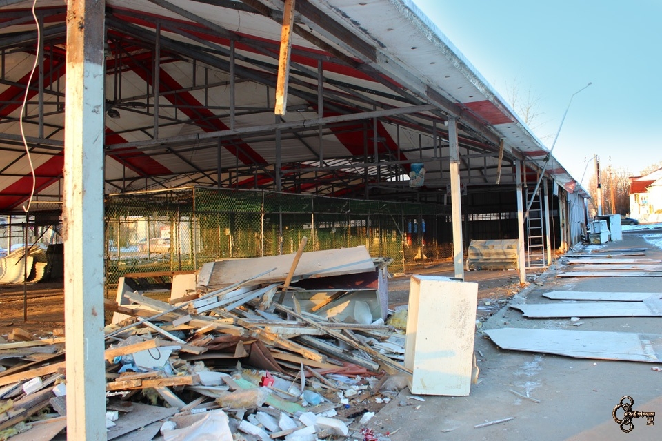 Демонтаж «Сенного» рынка