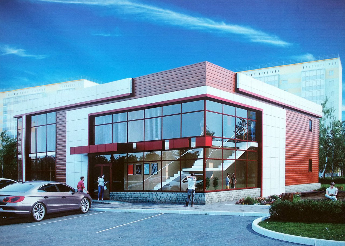 Так здание издательства было представлено изначально.