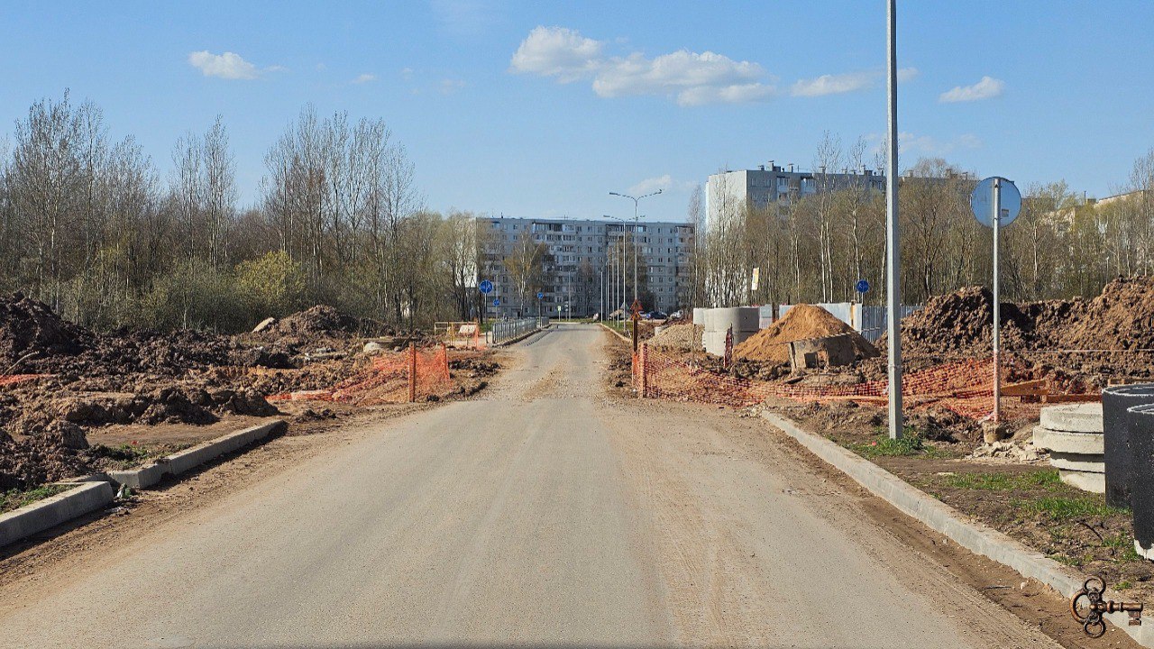 На Большой Московской почти готов к асфальтированию участок до улицы Ворошилова