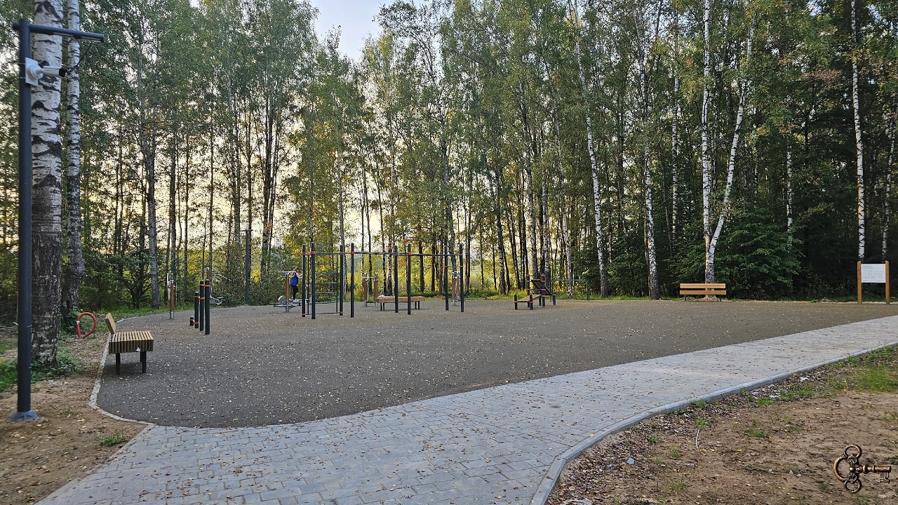 В Деревяницком парке появилась спортивная площадка