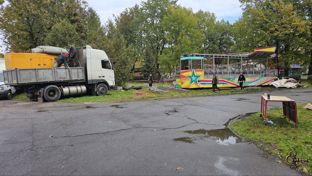 Новый аттракцион в парке «30 лет Октября»