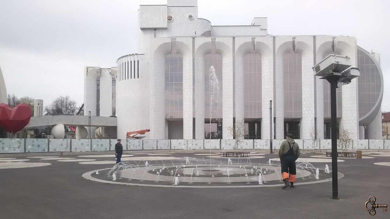 Произведены тестовые включения городских фонтанов